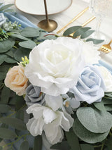Dusty Blue 6ft Wedding Centerpieces Artificial Eucalyptus Garland