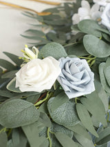 Dusty Blue 6ft Wedding Centerpieces Artificial Eucalyptus Garland