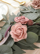 Dusty Rose & Mauve 6ft Wedding Centerpieces Artificial Eucalyptus Garland