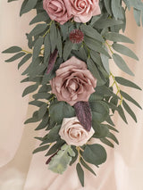 Dusty Rose & Mauve 6ft Wedding Centerpieces Artificial Eucalyptus Garland