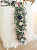 Dusty Rose & Navy Wedding Centerpieces 6ft Artificial Eucalyptus Garland