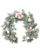 Garden Dusty Rose Wedding Centerpieces 6ft Artificial Eucalyptus Garland