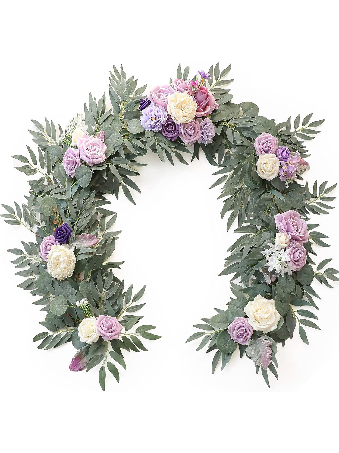 Lilac & Lavender Wedding Centerpieces 6ft Artificial Eucalyptus Garland