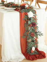 Sunset Terracotta Wedding Centerpieces 6ft Artificial Eucalyptus Garland