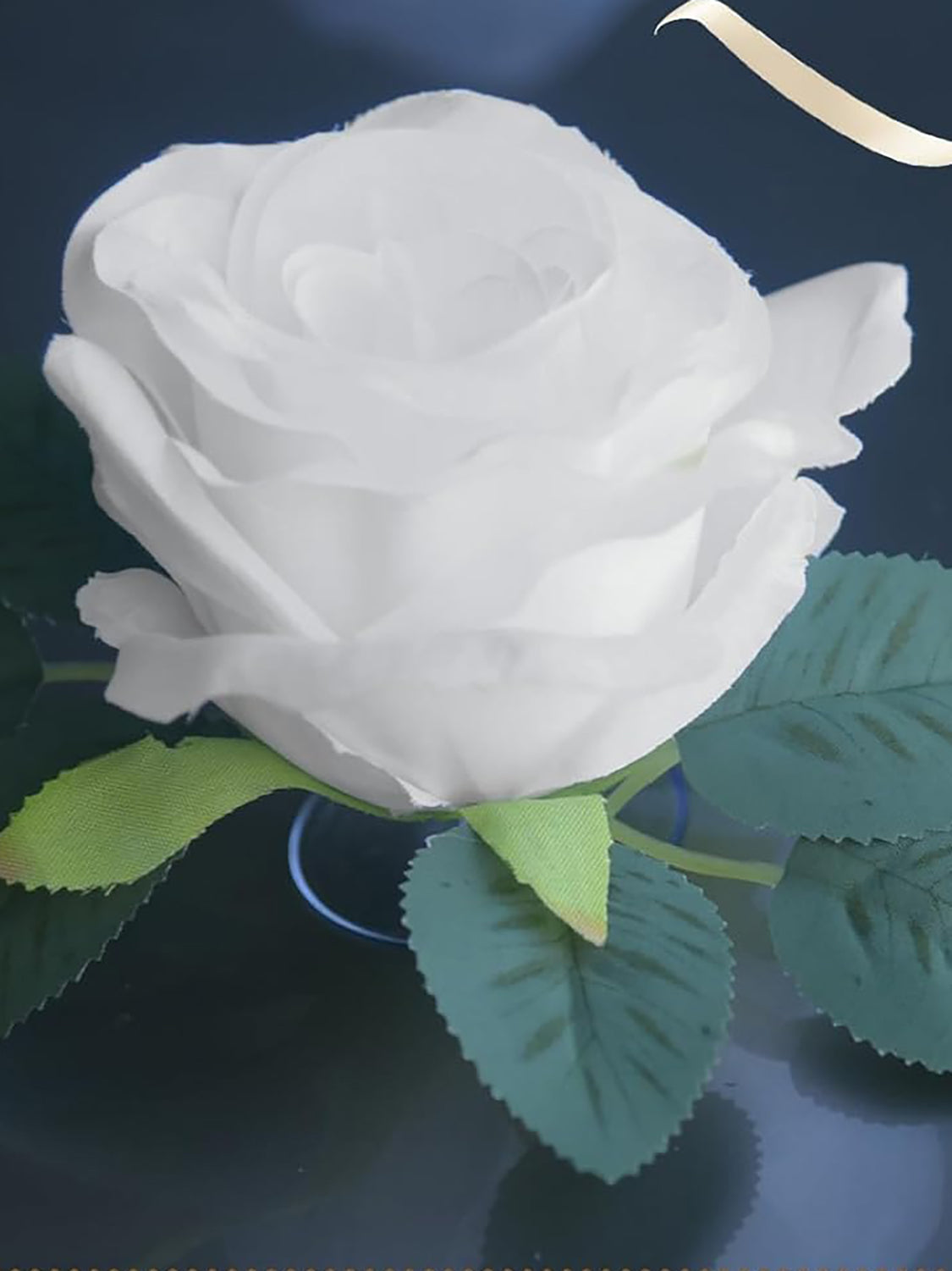 White Flowers Car Wedding Decoration Garland 6 Pcs