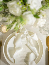 White & Olive Green Mini Combo Silk Roses Fake Flowers Box