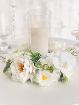 Ivory White DIY Wedding Artificial Roses Flowers Combo Box