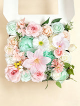 Mint&pink DIY Wedding Artificial Flowers Combo Box