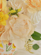 Yellow & Champange DIY Wedding Artificial Roses Flowers Combo Box