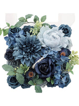 Navy Blue DIY Wedding Artificial Flowers Combo Box