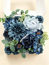 Navy Blue DIY Wedding Artificial Flowers Combo Box