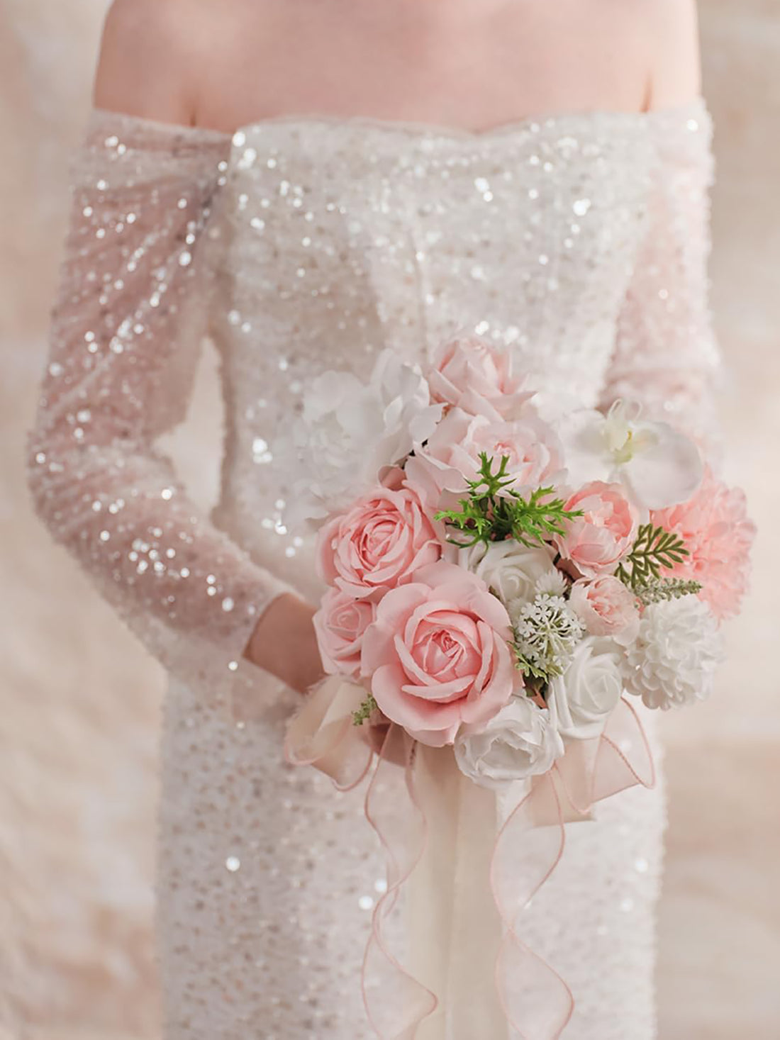 Blush Pink & White DIY Wedding Flower Box