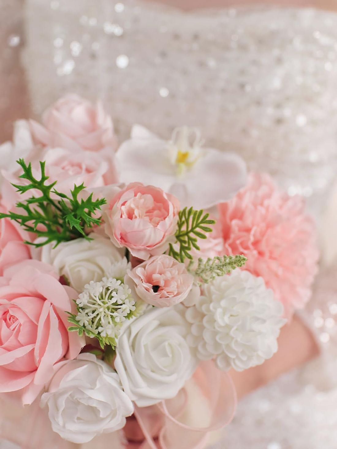 Blush Pink & White DIY Wedding Flower Box