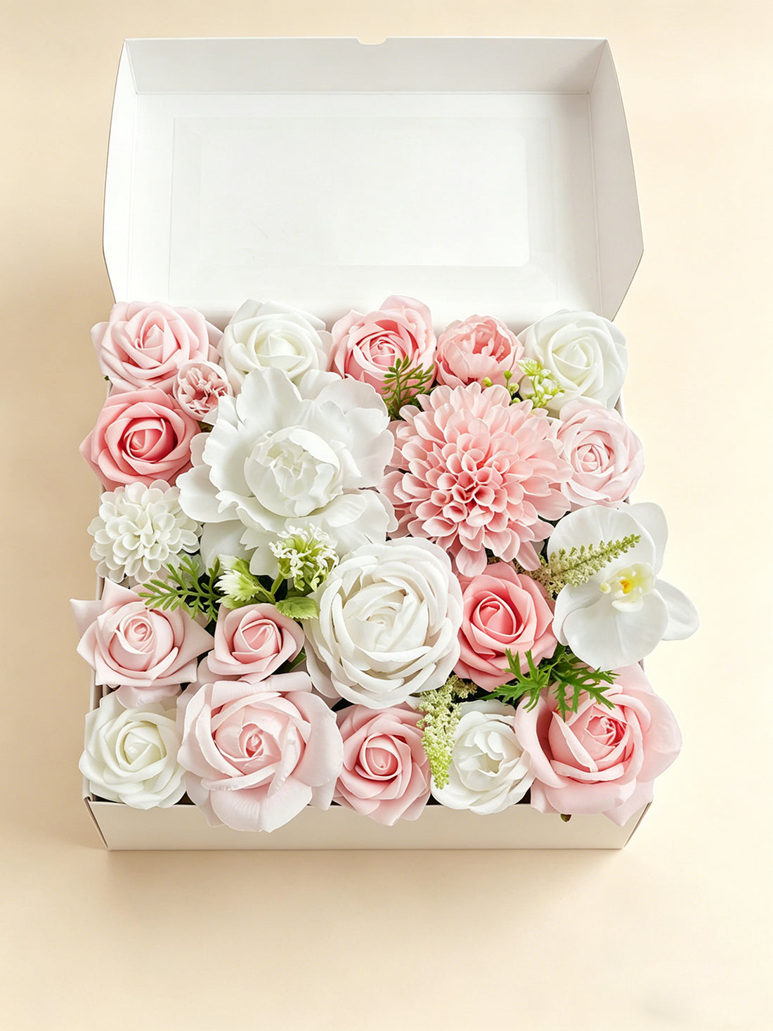 Blush Pink & White DIY Wedding Flower Box