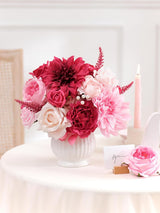 Deep Hot Pink DIY Wedding Artificial Flowers Combo Box