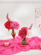 Deep Hot Pink DIY Wedding Artificial Flowers Combo Box