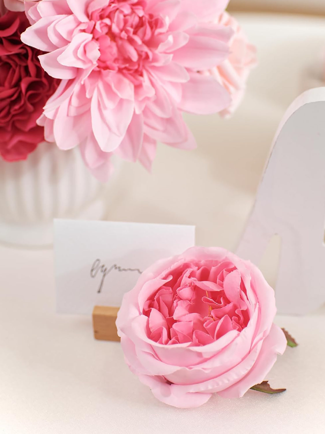 Deep Hot Pink DIY Wedding Artificial Flowers Combo Box