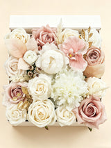 Dusty Rose & Champange DIY Wedding Artificial Rose Flowers Combo Box