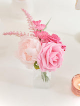 Hot Pink DIY Wedding Artificial Flowers Combo Box