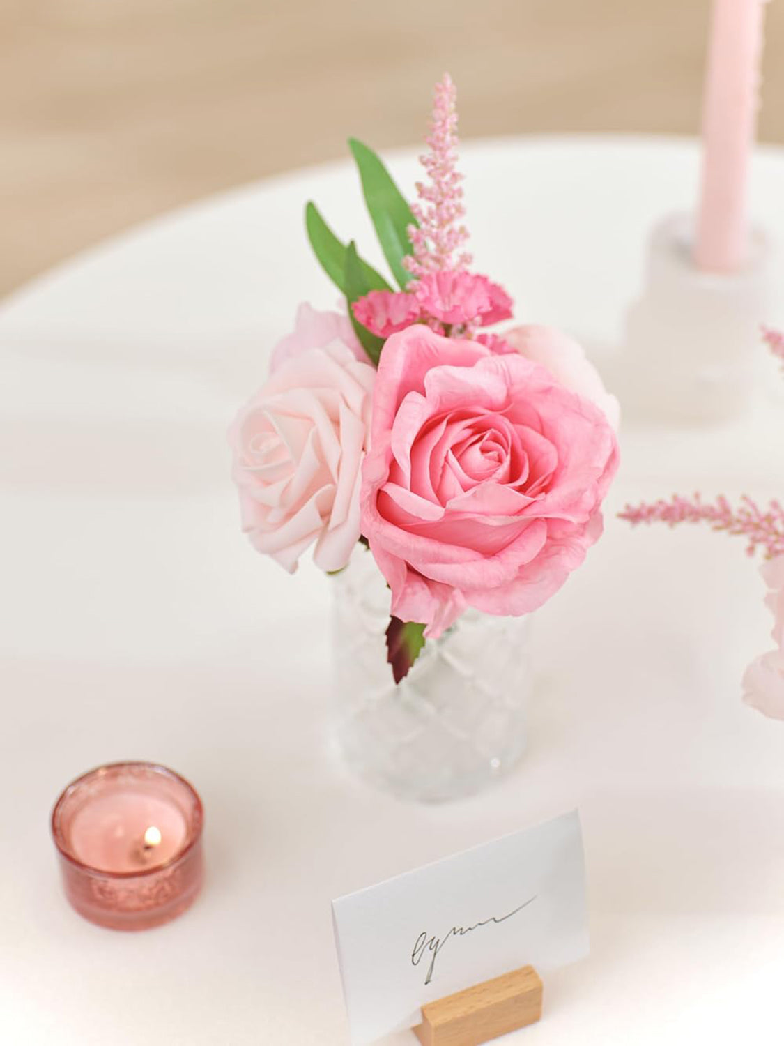 Hot Pink DIY Wedding Artificial Flowers Combo Box