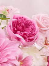 Hot Pink & White DIY Wedding Artificial Flowers Combo Box