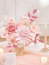 Light Pink DIY Wedding Artificial Flowers Combo Box