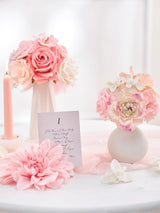 Light Pink DIY Wedding Artificial Flowers Combo Box