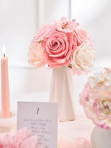 Light Pink DIY Wedding Artificial Flowers Combo Box