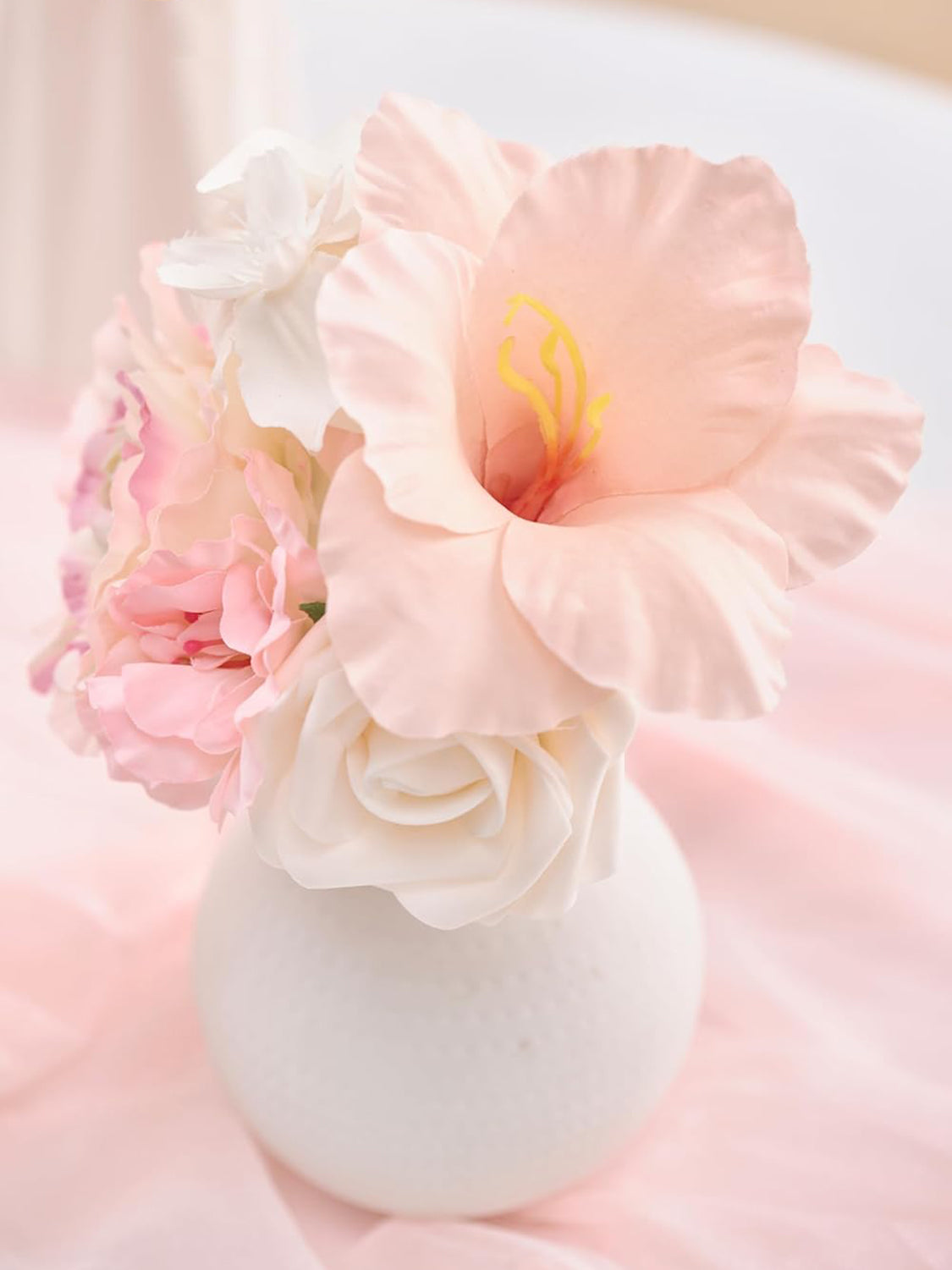 Light Pink DIY Wedding Artificial Flowers Combo Box