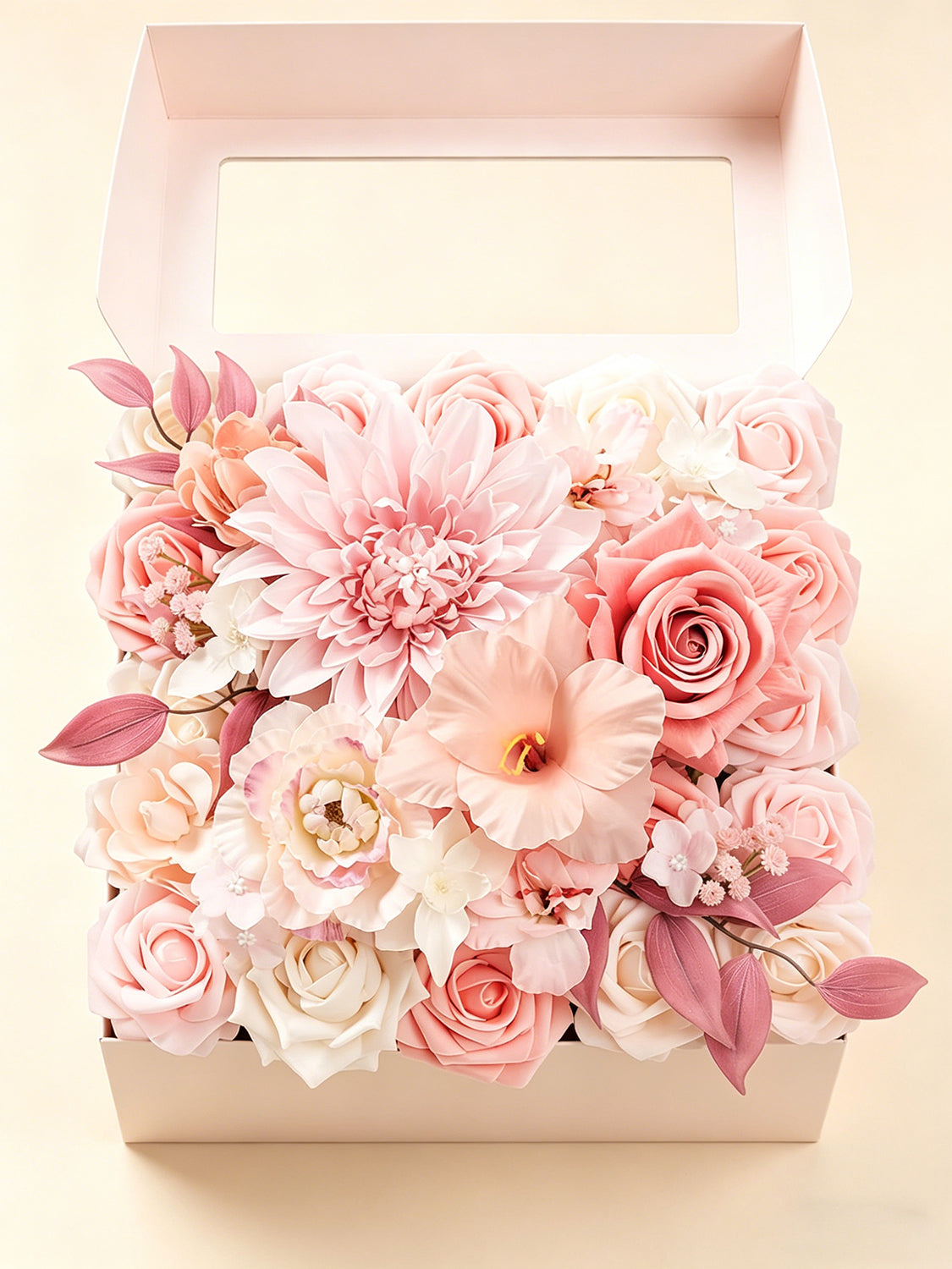 Light Pink DIY Wedding Artificial Flowers Combo Box