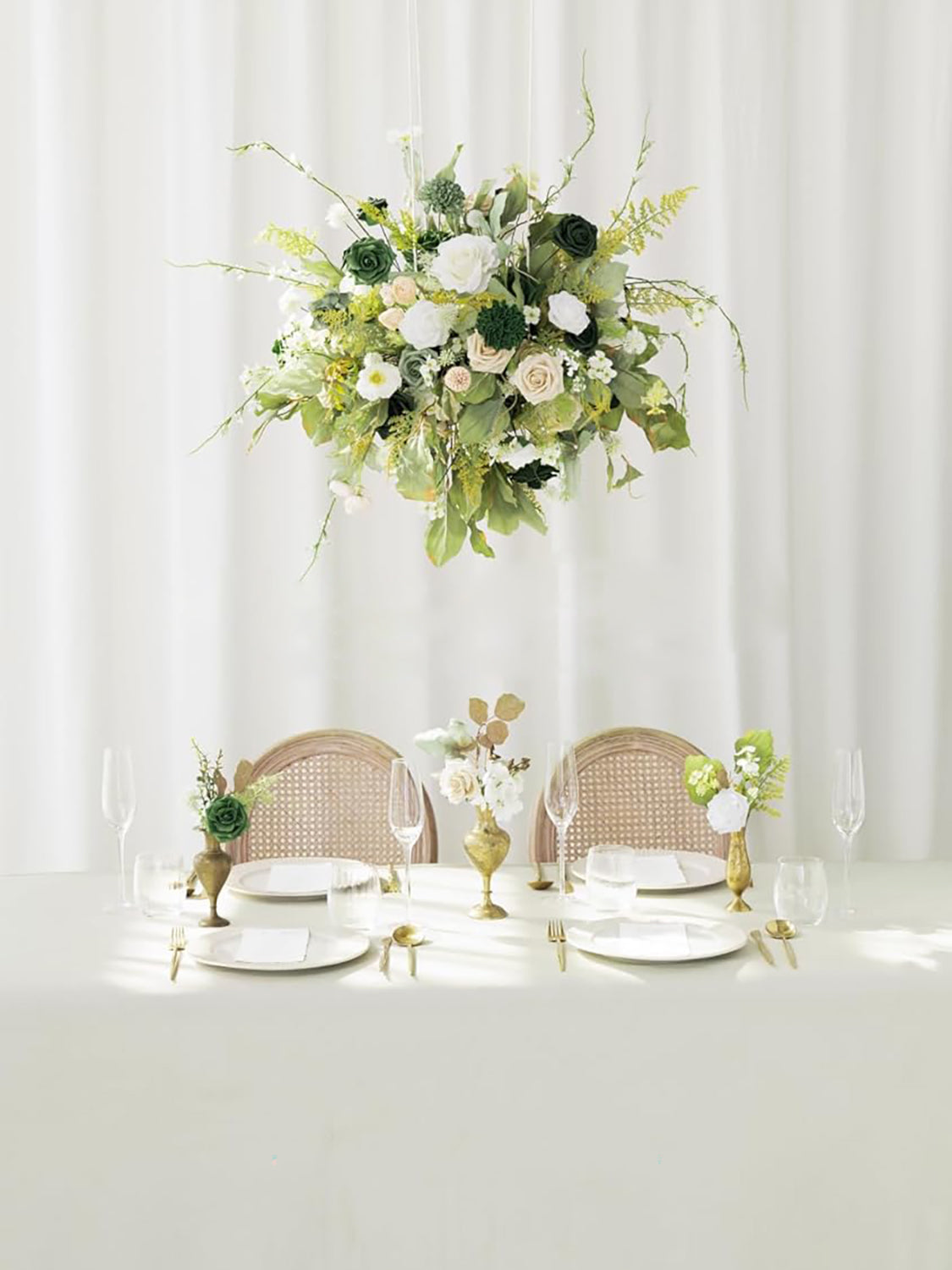 Ivory Artificial Flowers 16pcs Cream Silk Roses DIY Box