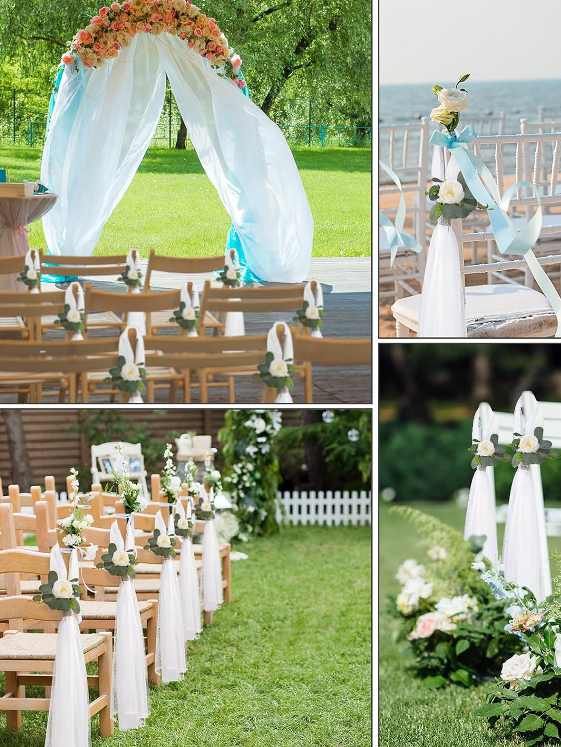 Gardenia 24 Set Wedding Aisle Decorations 31.5inch