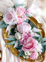 Wedding Cake Topper For Decorating Blush Pink Rose Peony Model PWP01