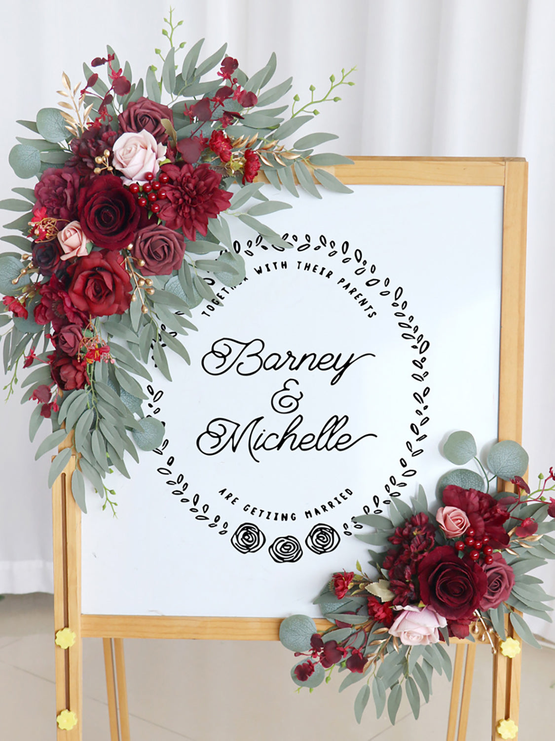 Burgundy & Marasla Complete Wedding Bundle — Wedding Venue Décor