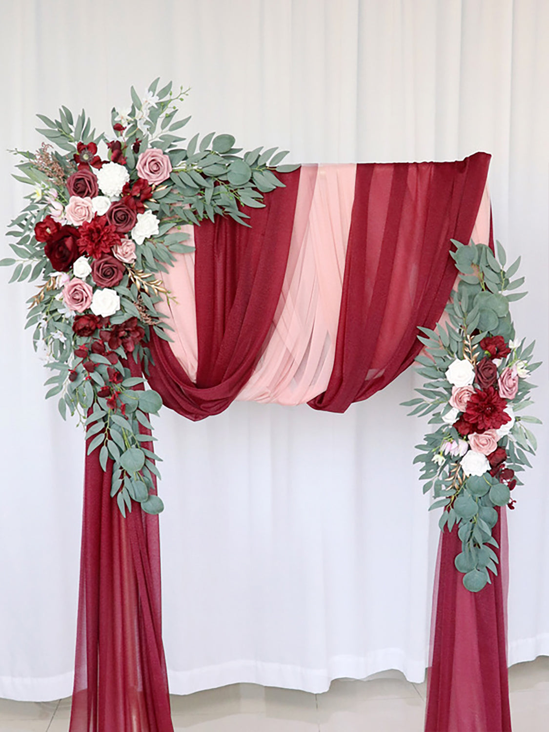 Burgundy & Marasla Complete Wedding Bundle — Wedding Venue Décor