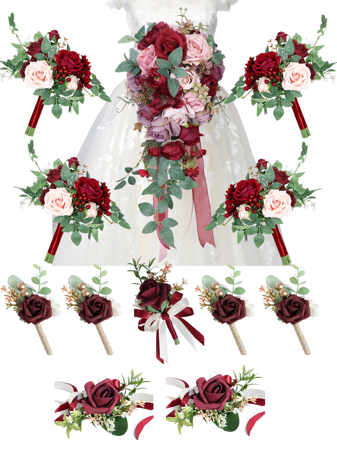 Essential Ceremony Bridal Party Flowers