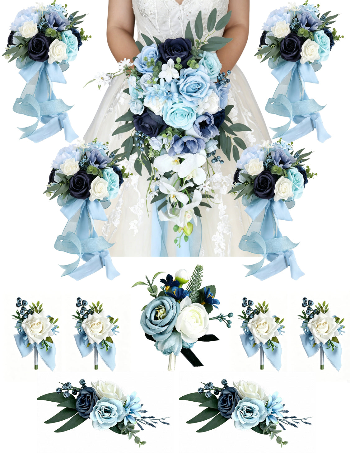 Essential Ceremony Bridal Party Flowers