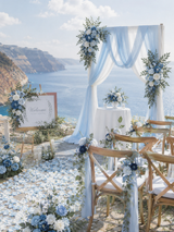 Dusty Blue & Navy Complete Wedding Bundle — Wedding Venue Décor