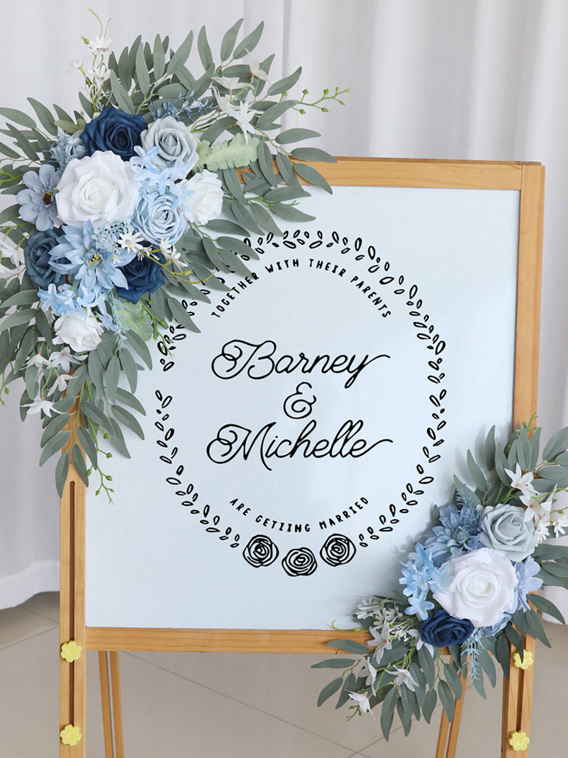 Dusty Blue & Navy Complete Wedding Bundle — Wedding Venue Décor