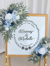 Dusty Blue & Navy Complete Wedding Bundle — Wedding Venue Décor