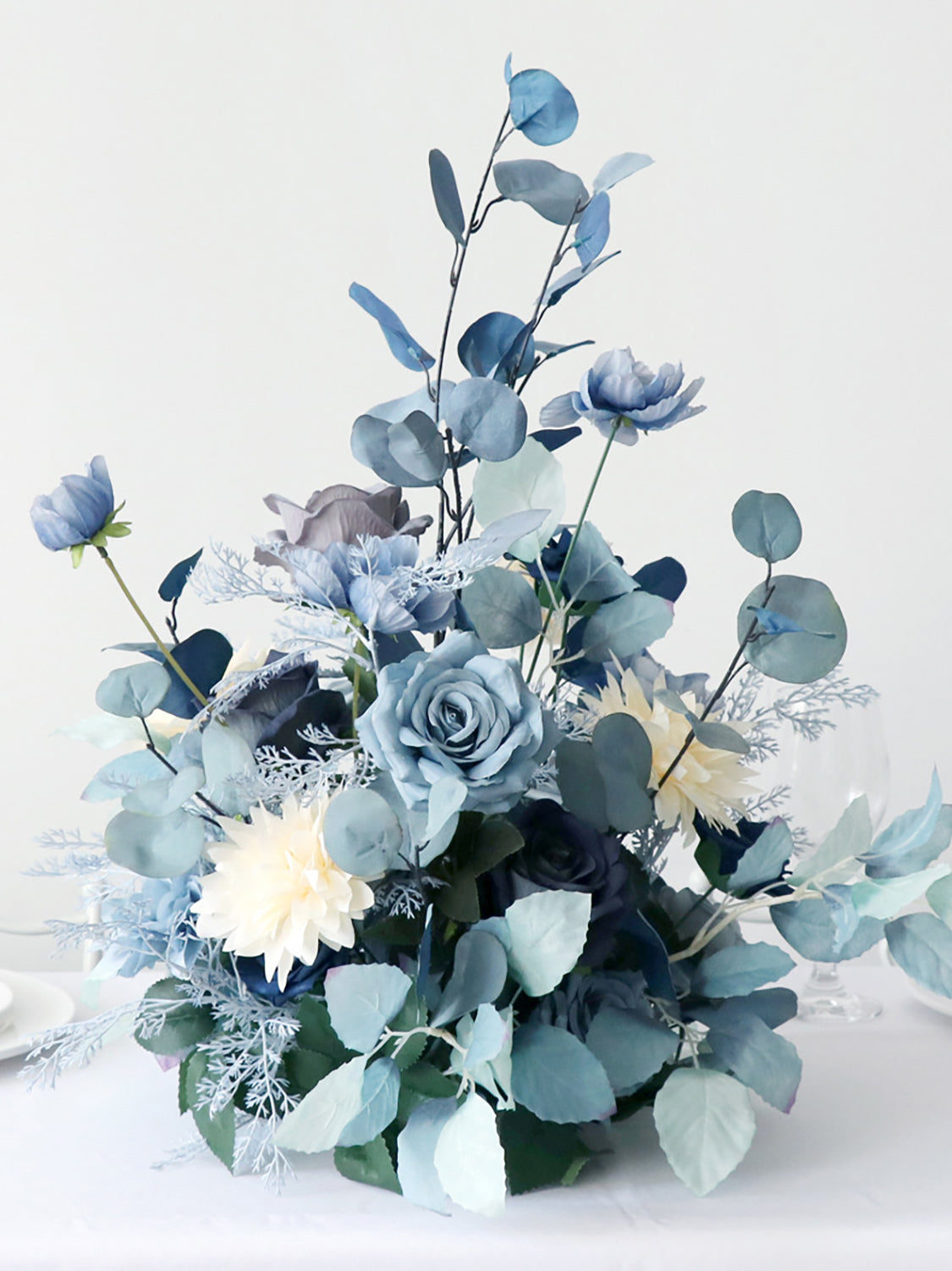 Dusty Blue & Navy Complete Wedding Bundle — Wedding Venue Décor