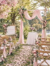Dusty Rose & Blush Complete Wedding Bundle — Wedding Venue Décor