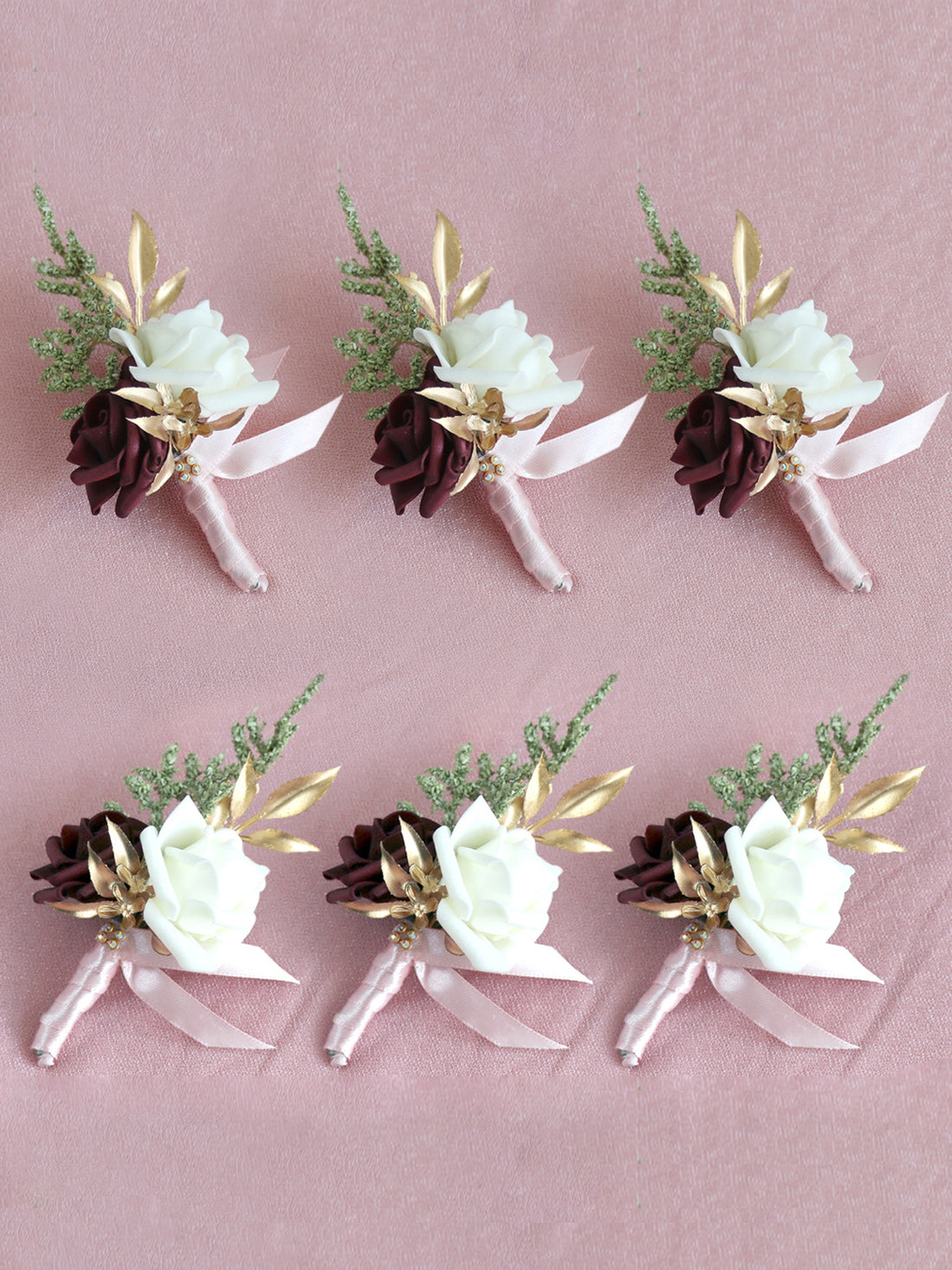Dusty Rose & Blush Wedding Essentials Bundle — Bridal Party Flowers