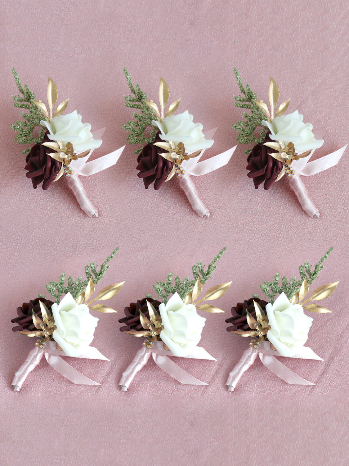 Dusty Rose & Blush Wedding Essentials Bundle — Bridal Party Flowers