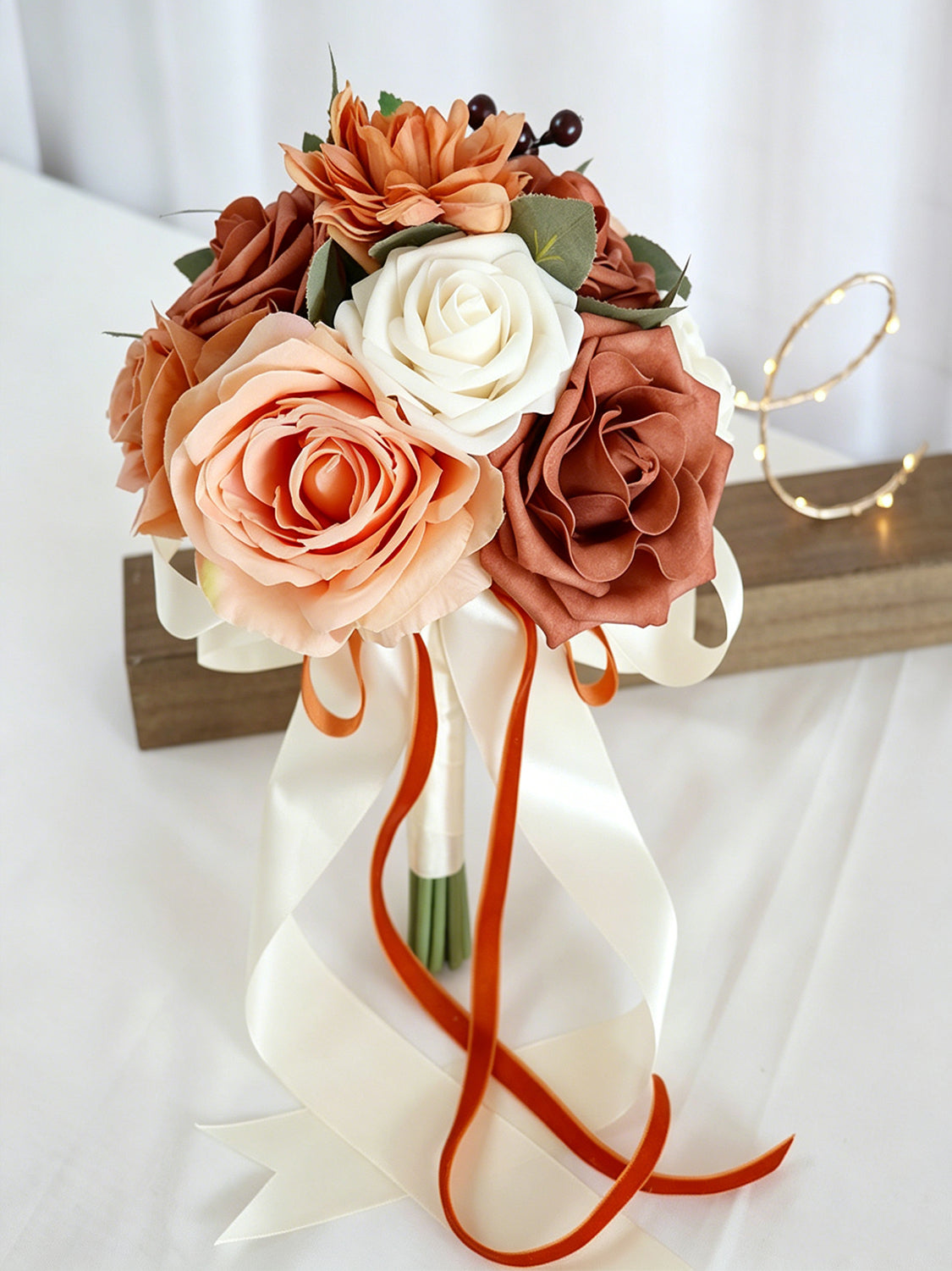 Sunset Terracotta & Orange Wedding Essentials Bundle — Bridal Party Flowers