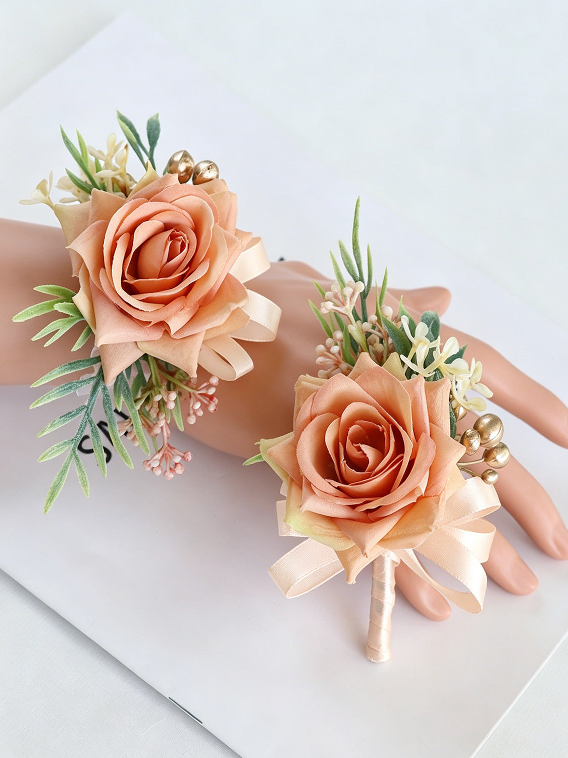 Sunset Terracotta & Orange Wedding Essentials Bundle — Bridal Party Flowers