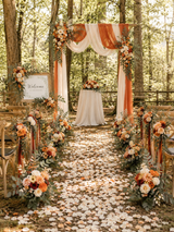 Sunset Terracotta & Orange Complete Wedding Bundle — Wedding Venue Décor