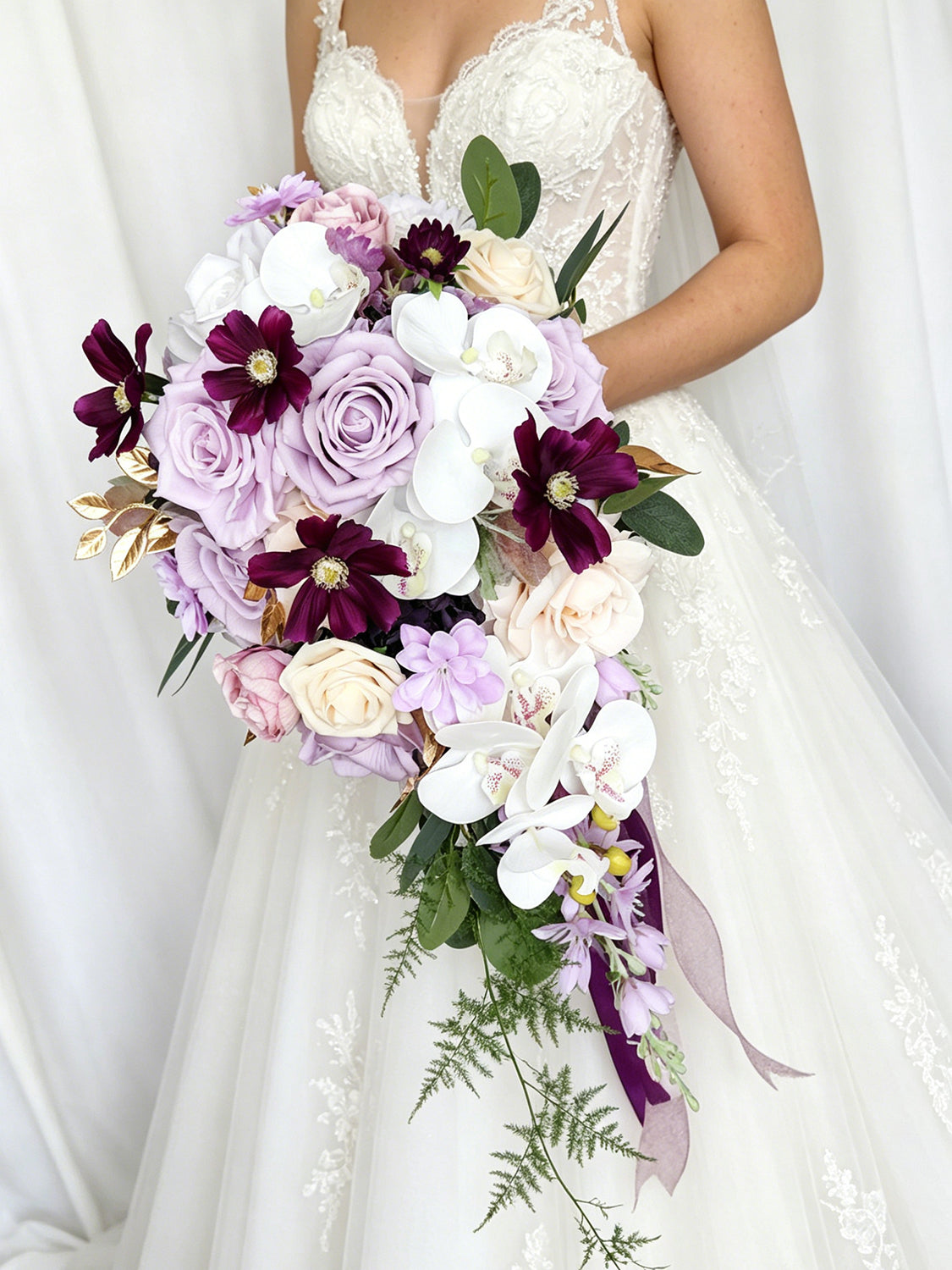 Violet & Purple Wedding Essentials Bundle — Bridal Party Flowers