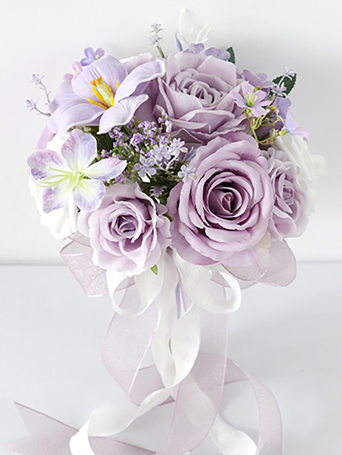 Violet & Purple Wedding Essentials Bundle — Bridal Party Flowers