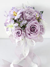 Violet & Purple Wedding Essentials Bundle — Bridal Party Flowers